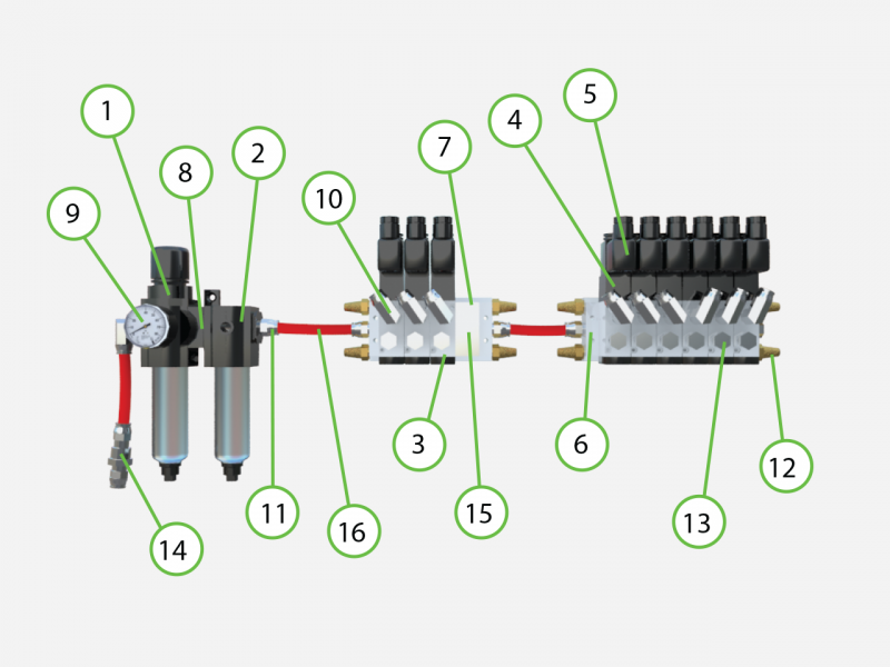 CS110406-(24-Volt)-Completed-pneumatic-system